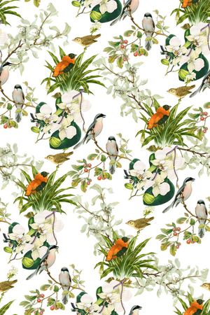 田园风印花华亿平台图片