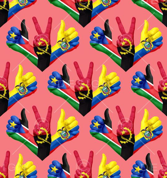 国旗印花华亿平台图片