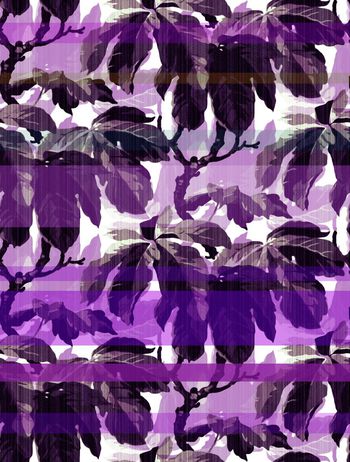 478234-热带藤蔓色块