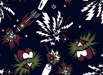 478297-秋冬男装外套流行元素火箭炮竹桃心组