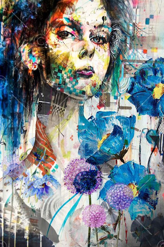 抽象印花华亿平台图片