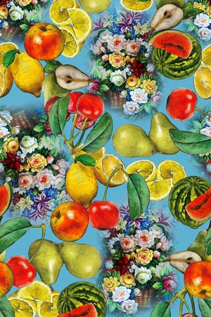 清新印花华亿平台图片