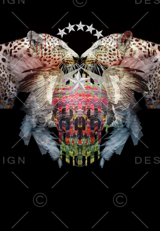 潮流时尚印花华亿平台图片