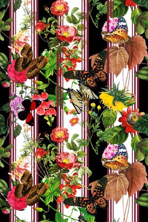 复古印花华亿平台图片