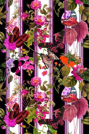 复古印花华亿平台图片