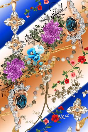 抽象印花华亿平台图片