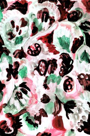 Abstract flower印花华亿平台图片