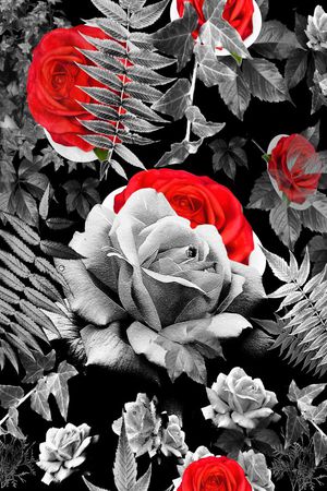 复古印花华亿平台图片