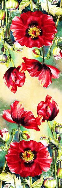 对称 定位 丝巾印花华亿平台图片