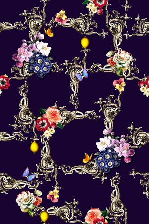 欧式印花华亿平台图片