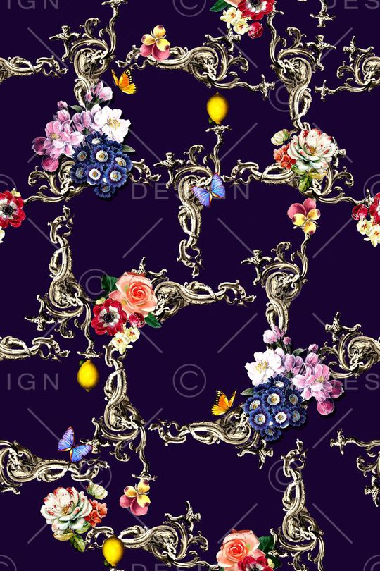 欧式印花华亿平台图片