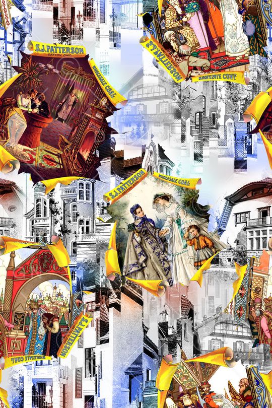 欧式印花华亿平台图片