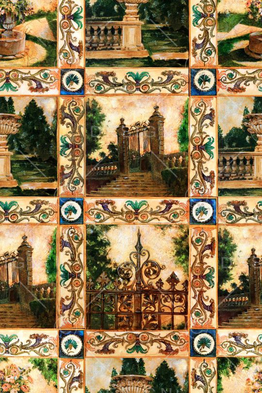 欧式印花华亿平台图片