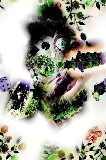 478586-山水鸟语花绘