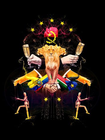 478618-时尚潮流狮王际会争霸五角星男装定位