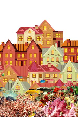 珊瑚印花华亿平台图片