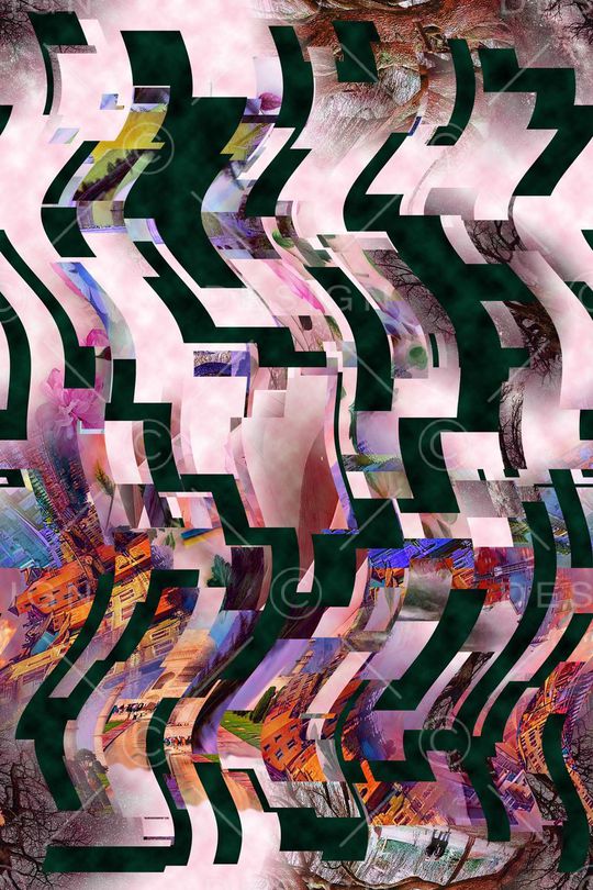 抽象印花华亿平台图片