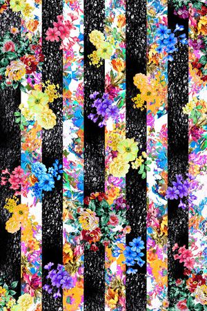 直条印花华亿平台图片