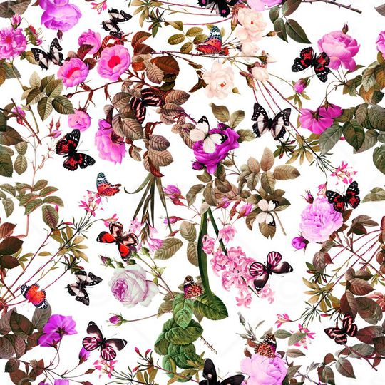 碎花印花华亿平台图片