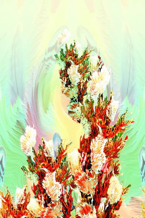 海藻印花华亿平台图片