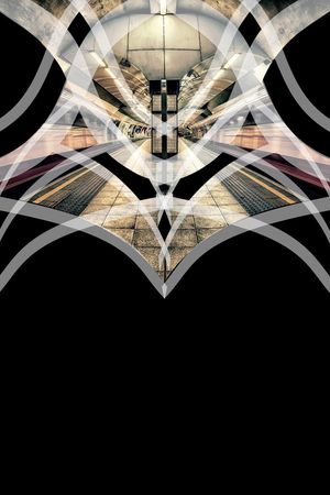 潮流时尚印花华亿平台图片