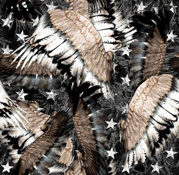 478791-复古羽翼翅膀男装衬衣夹克背景墙壁纸