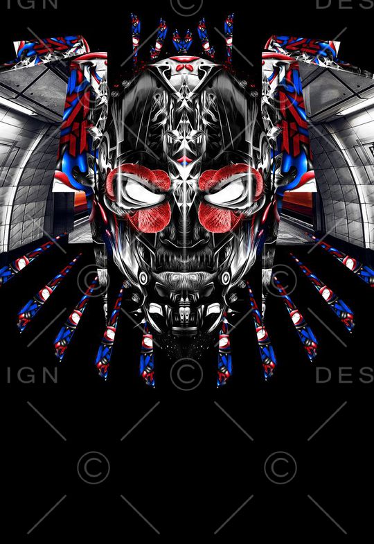 潮流前卫印花华亿平台图片