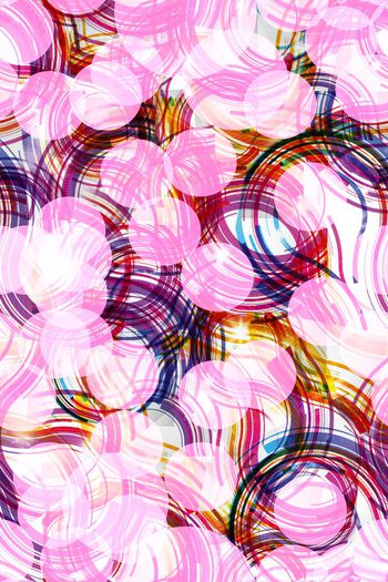 抽象几何印花华亿平台图片