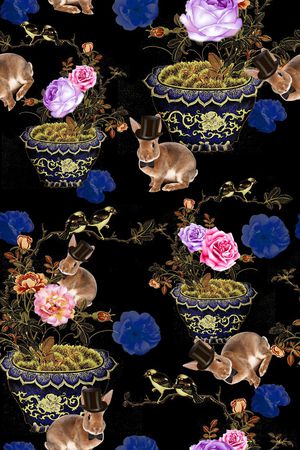 潮流大牌印花华亿平台图片