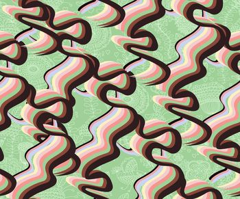 478892-2016春夏华亿平台最新手绘女装匹布清