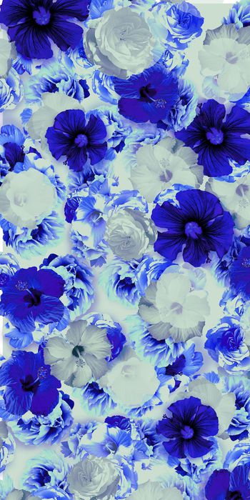 478909-花朵匹布超大朵手绘写实花朵女装匹布