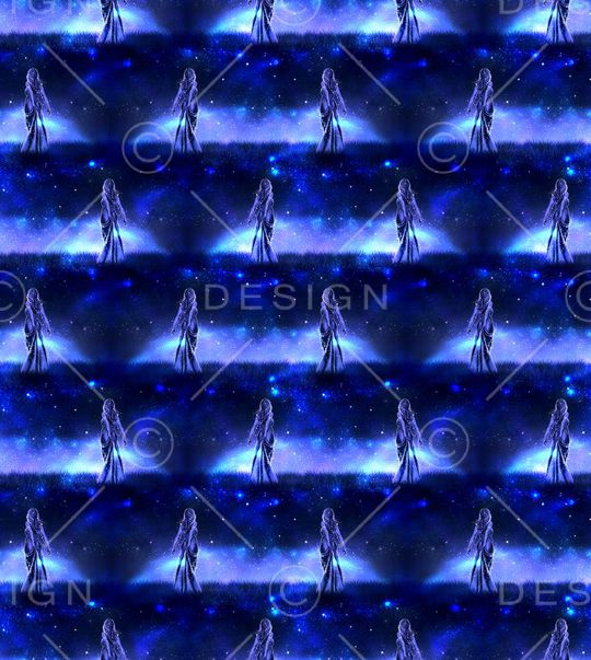 黑夜星空印花华亿平台图片