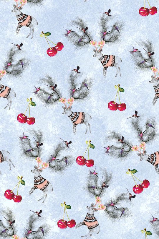 公主治愈系印花华亿平台图片