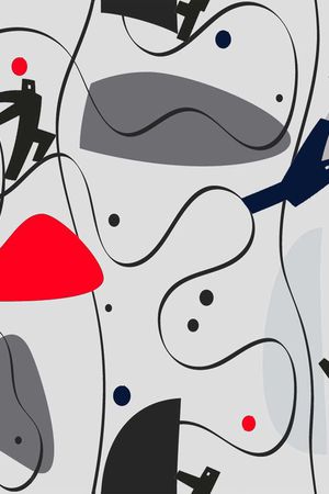 抽象印花华亿平台图片