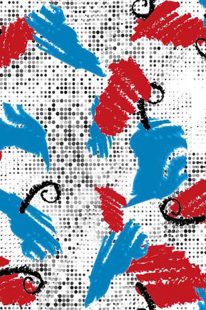 波点印花华亿平台图片