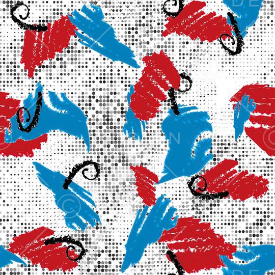 波点印花华亿平台图片