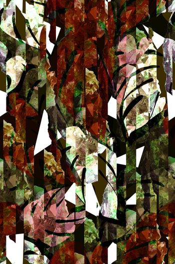 478993-原创时尚大牌肌理棕榈叶植物华亿平台