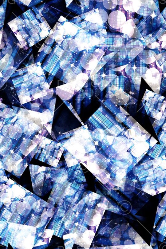 抽象几何印花华亿平台图片