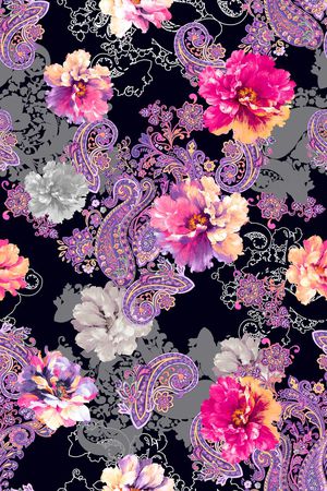 民族风印花华亿平台图片