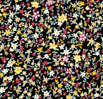 479077-韩式复古小碎花抽象女装华亿平台