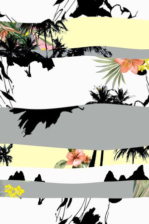 几何印花华亿平台图片