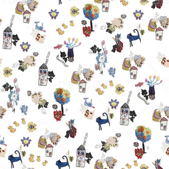 小卡通印花华亿平台图片