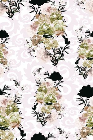 复古印花华亿平台图片