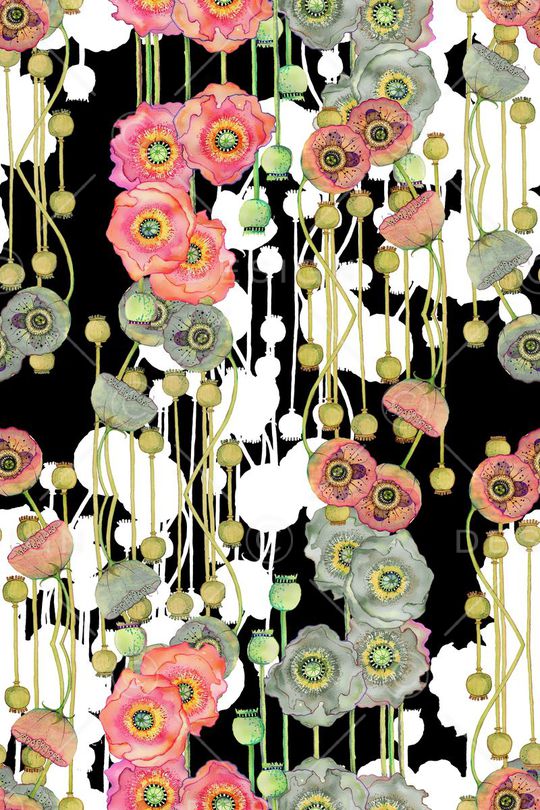 手绘印花华亿平台图片