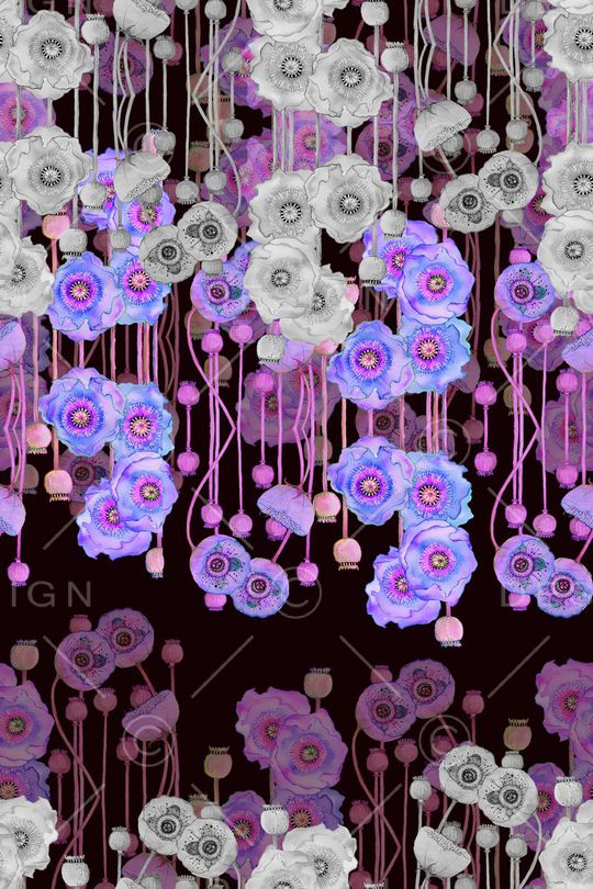 手绘印花华亿平台图片