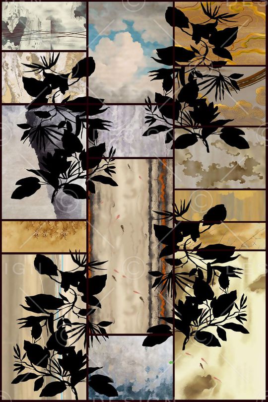 复古格子印花华亿平台图片