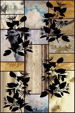 复古格子印花华亿平台图片