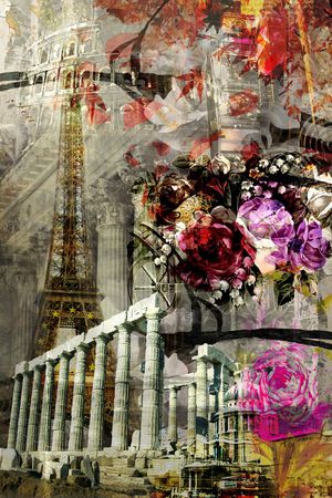 欧美复古印花华亿平台图片