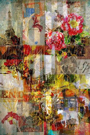 复古印花华亿平台图片