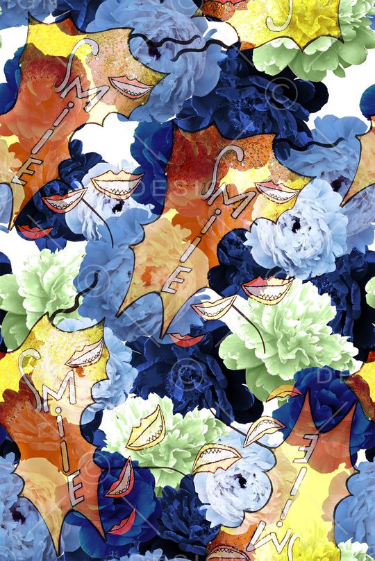 时尚大牌印花华亿平台图片